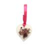 Suspension douceur de cotton en forme de coeur